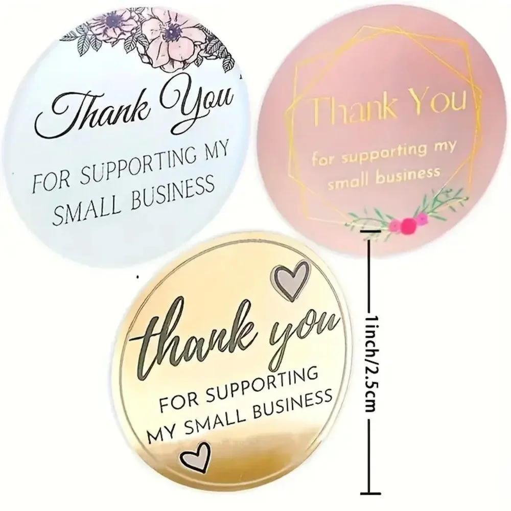 500 Thank You Stickers